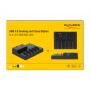DeLOCK 64098 docking station per unità di archiviazione USB 3.2 Gen 1 (3.1 Gen 1) Type-B Nero (64098)
