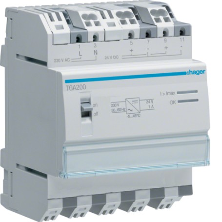 Hager TGA200 interruttore elettrico 4P (TGA200)