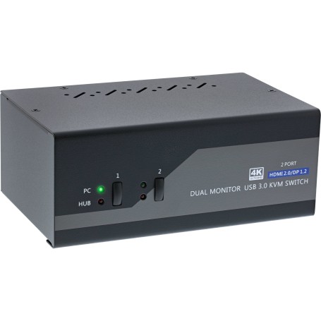 InLine 62642I switch per keyboard-video-mouse (kvm) Nero (62642I)