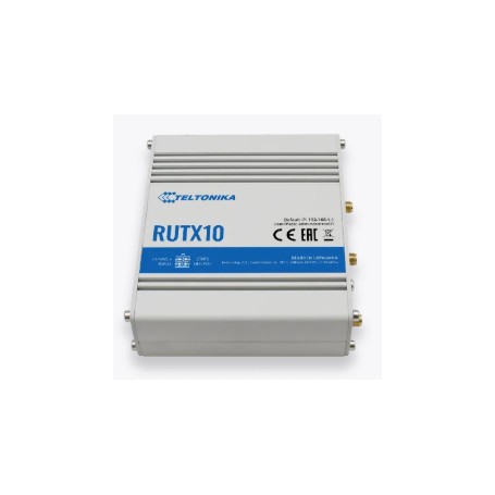 Teltonika RUTX10 router wireless Gigabit Ethernet Dual-band (2.4 GHz/5 GHz) Grigio (RUTX10000000)