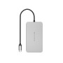 HYPER HDM1H hub di interfaccia USB 3.2 Gen 1 (3.1 Gen 1) Type-C 5000 Mbit/s Acciaio inossidabile (HDM1H-GL)