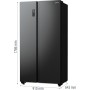 Gorenje NRR9185EABXL, fianco a fianco (acciaio inossidabile (scuro), ConvertActive) (742345)