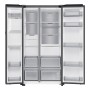 SAMSUNG RS80F64KEFEF, fianco a fianco (acciaio inossidabile (scuro), controllo vocale AI
