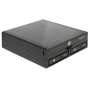5.25" Wechselrahmen fr 1 x 5.25" Slim Laufwerk + 2 x 2.5" SATA HDD / SSD (schwarz) (47230)