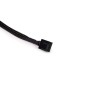 Verlngerungskabel 4-Pin auf 4-Pin, 15cm (schwarz) (18673)