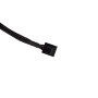 Verlngerungskabel 4-Pin auf 4-Pin, 30cm (schwarz) (18674)