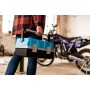 Kunststoff-Werkzeugkasten 190L-2 (blau/schwarz, 2 rausnehmbare Kleinteileboxen im Deckel)