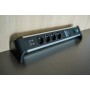 Alu-Office-Line Steckdosenleiste 4-fach (schwarz/aluminium, 1,8 Meter, 60.000A berspannungsschutz, 2x USB-A) (1391020410)