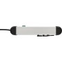 Premium-Alu-Line Steckdosenleiste 4-fach (schwarz/silber, 1,8 Meter, mit Sicherheitsschalter) (1391030400)