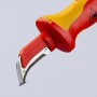 Knipex 98 55 SB Taglierino Rosso, Giallo Coltello a lama fissa