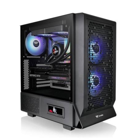 Ceres 330 TG ARGB  (schwarz, Tempered Glass) (CA-1Y2-00M1WN-01)