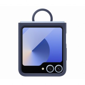 Samsung Galaxy Z Flip6 Silicone Case with Ring Navy Blu (EF-PF741TNEGWW)
