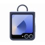 Samsung Galaxy Z Flip6 Silicone Case with Ring Navy Blu (EF-PF741TNEGWW)