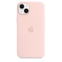 Apple Custodia MagSafe in silicone per iPhone 14 Plus - Rosa creta (MPT73ZM/A)