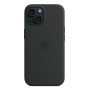 Apple Custodia MagSafe in silicone per iPhone 15 - Nero (MXPD3ZM/A)