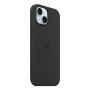 Apple Custodia MagSafe in silicone per iPhone 15 - Nero (MXPD3ZM/A)