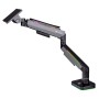Thermaltake GEA-MSR-SMSBLK-01 Supporti a parete per TV 124,5 cm (49") Scrivania Nero, Grigio