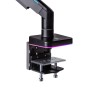 Thermaltake GEA-MSR-SMSBLK-01 Supporti a parete per TV 124,5 cm (49") Scrivania Nero, Grigio