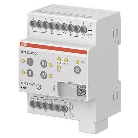 ABB BE/S10.20.3.2 Binäreingang 10fach Kontaktabfrage manuelle (2CDG110277R0011)