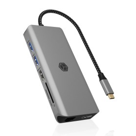 ICY BOX IB-DK4061-CPD Cablato USB 3.2 Gen 1 (3.1 Gen 1) Type-C Grigio (61059)