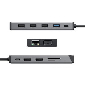 ALOGIC DV3 Cablato USB 3.2 Gen 1 (3.1 Gen 1) Type-C Argento (DUCDDV3)