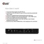 CLUB3D DisplayPort/HDMI KVM Switch/Dock 4K60Hz For USB Type-C inputs (CSV-1585)