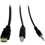 Inter-Tech AS-41HA HDMI switch per keyboard-video-mouse (kvm) Nero (88887242)