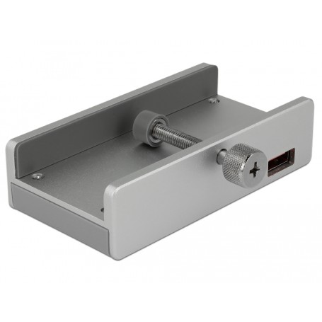 DeLOCK 64046 hub di interfaccia USB 3.2 Gen 1 (3.1 Gen 1) Type-A 5000 Mbit/s Argento (64046)