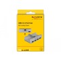 DeLOCK 64046 hub di interfaccia USB 3.2 Gen 1 (3.1 Gen 1) Type-A 5000 Mbit/s Argento (64046)