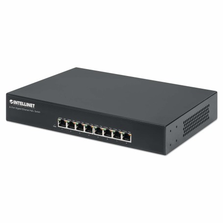 Intellinet 8-Port PoE+ Desktop Gigabit Switch Gigabit Ethernet (10/100/1000) Supporto Power over Ethernet (PoE) Nero (560641)