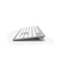 Hama KMW-700 tastiera RF Wireless QWERTZ Tedesco Argento, Bianco (00182676)