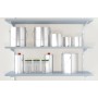 Kippdbel DUOTEC 10 S PH LD (hellgrau/rot, 10 Stck, mit Schraube) (539026)