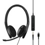 EPOS ADAPT 165T USB-C II Auricolare Cablato A Padiglione Ufficio USB tipo-C Nero (1000906)