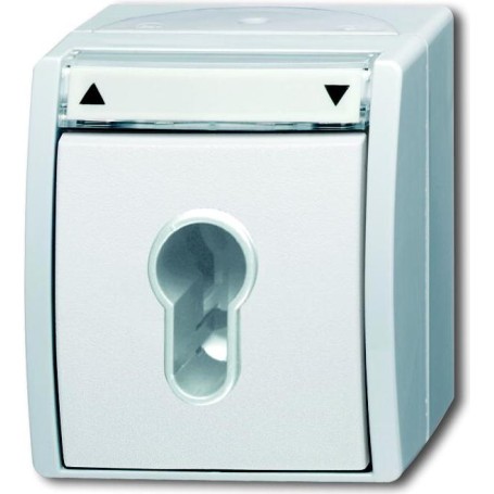Busch-Jaeger 2712 SLW-54. Produktfarbe: Weiß, Zertifizierung: IP 44. Breite: 74 mm, Tiefe: 55 mm, Höhe: 83 mm (2CKA001101A0924