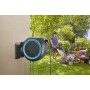 Gardena 18620-20 avvolgitubo da giardino Rocchetto montato a muro Automatico Nero