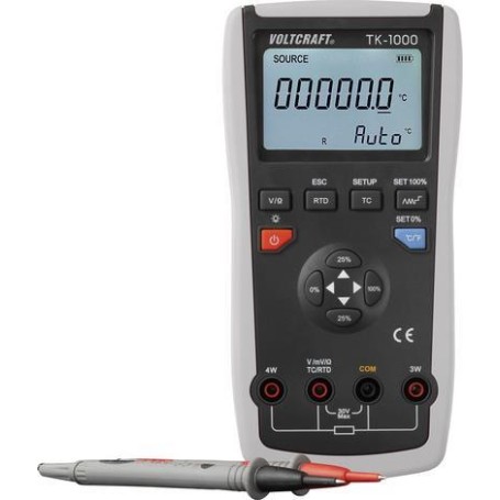 VOLTCRAFT TK-1000 Kalibrator Temperatur, Spannung 1x 9 V Block-Batterie (enthalten) (VC-11769560)