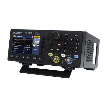 VOLTCRAFT FG-1302 Funktionsgenerator netzbetrieben 1 µHz - 30 MHz 2-Kanal Arbiträr (VC-13082820)