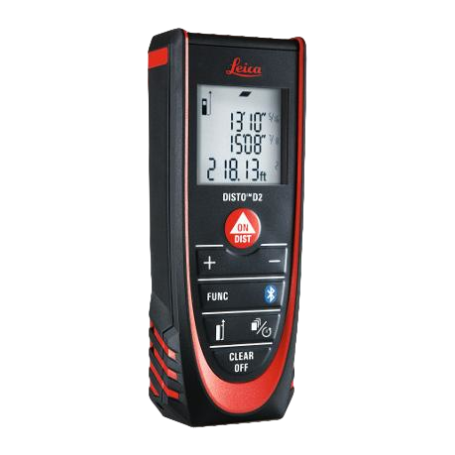 Leica DISTO D2 - Laser-Entfernungsmesser - 100 m (837031)
