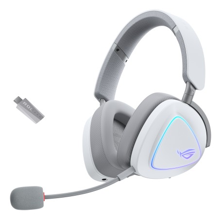 ASUS ROG Delta II Auricolare Con cavo e senza cavo A Padiglione Gaming USB tipo-C Bluetooth Nero (90YH03W0-BHUA10)