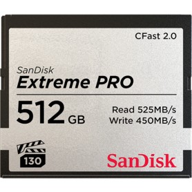 SanDisk Extreme Pro memoria flash 512 GB CFast 2.0 (SDCFSP-512G-G46D) SanDisk Extreme Pro memoria flash 512 GB CFast 2.0 (SDCFSP-512G-G46D)