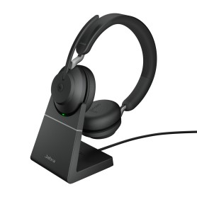 Jabra Evolve2 65, MS Stereo Auricolare Wireless A Padiglione Ufficio USB tipo-C Bluetooth Nero (26599-999-889)