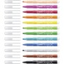 STABILO 380/12 marcatore Nero, Blu, Marrone, Verde, Ciano chiaro, Verde chiaro, Arancione, Pesca, Rosa, Rosso, Bianco,  (380/12)