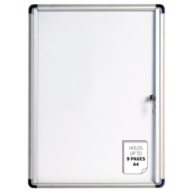 Bi-Office VT610109660 bacheca per annunci Bacheca fissa Alluminio, Bianco Alluminio, Acciaio smaltato (VT610109660)