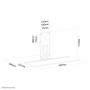 Neomounts by Newstar Portatastiera e portamouse (KEYB-V200BLACK)