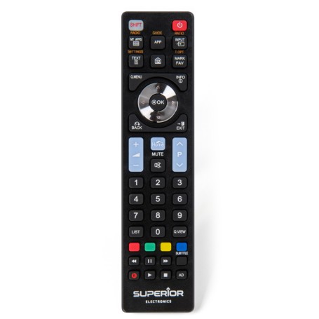 Superior Electronics SUPTRB007 telecomando IR Wireless TV Pulsanti (SUPTRB007)