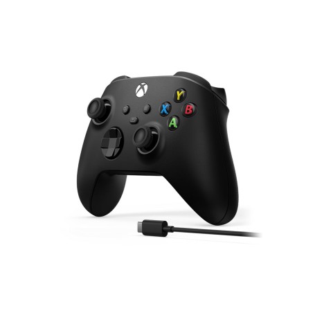 Microsoft Xbox Wireless Controller + USB-C Cable Nero Gamepad Analogico/Digitale PC, Xbox One, Xbox One S, Xbox One  (1V8-00002)
