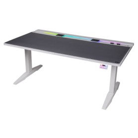 G700 RGB White Gaming Desk (wei, RGB-LED-Lichtleiste 16,8 Millionen Farben) (GGD-G70-WHEIRX-22)