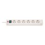 Brennenstuhl 1150650124 prolunghe e multiple 1,5 m 4 presa(e) AC Interno Bianco