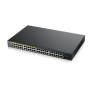 Zyxel GS1900-48HPv2 Gestito L2 Gigabit Ethernet (10/100/1000) Supporto Power over Ethernet (PoE) Nero (GS190048HPV2-EU0101F)