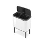 Brabantia 313547 bidone per la spazzatura 34 L Rettangolare Plastica Bianco (31 35 47)